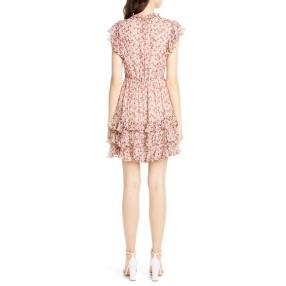 Rebecca Taylor Lucia Floral Ruffle Dress NWOT - Picture 4 of 14